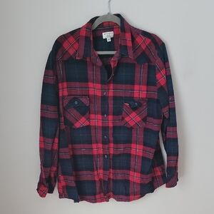 Red and Black Plaid Shirt